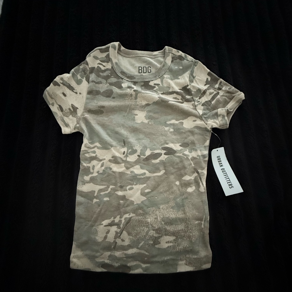 BDG Camouflage Women’s Baby Tee
